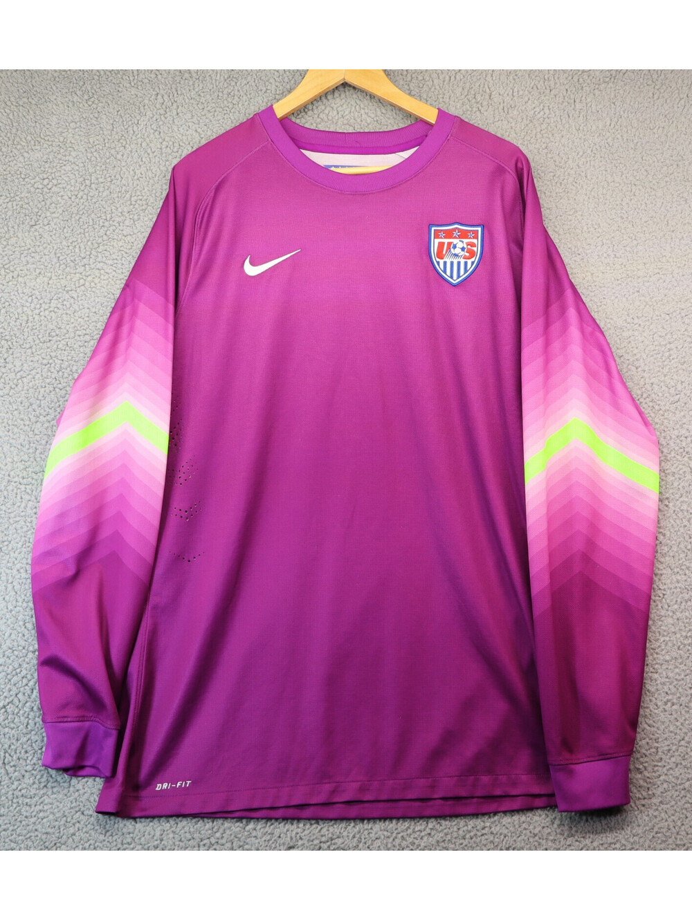 Nike USA Goalkeeper 2014/15  Soccer Jersey US 2XL USMNT